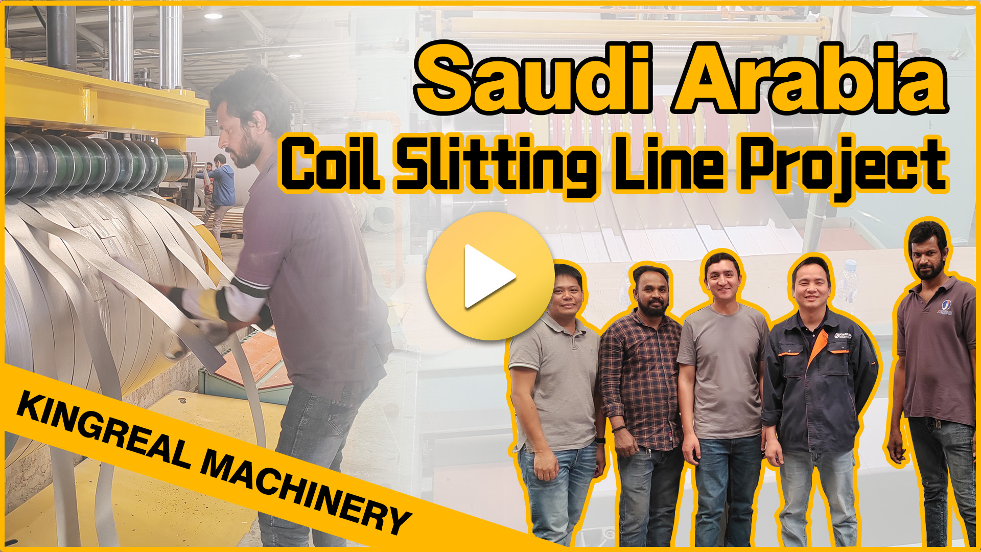 Serwis posprzedażowy: Linia do cięcia wzdłużnego zwojów metalu w Arabii Saudyjskiej