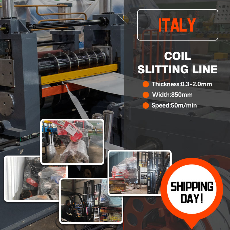 Coil Slitting Machine Shipped to Italy