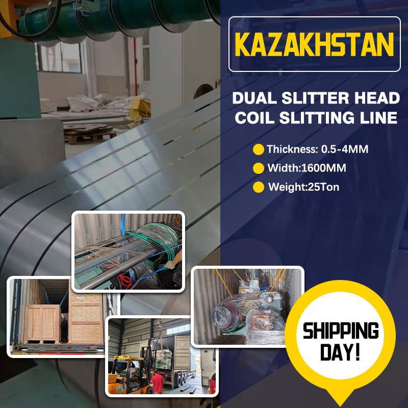 Kazakhstan Dual Slitter Head Coil Slitting Line