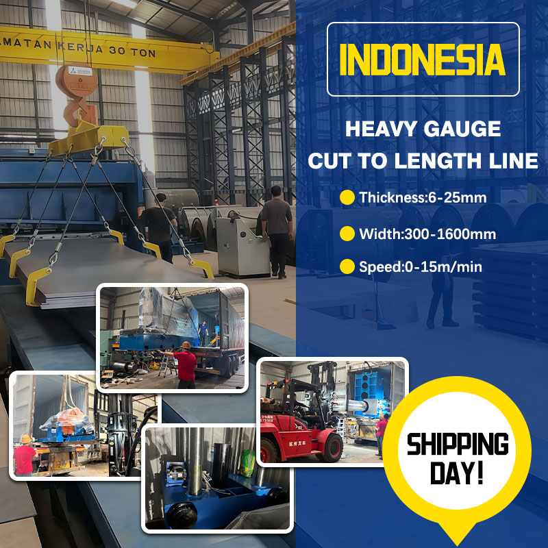 Línea de corte longitudinal de calibre grueso de Indonesia
