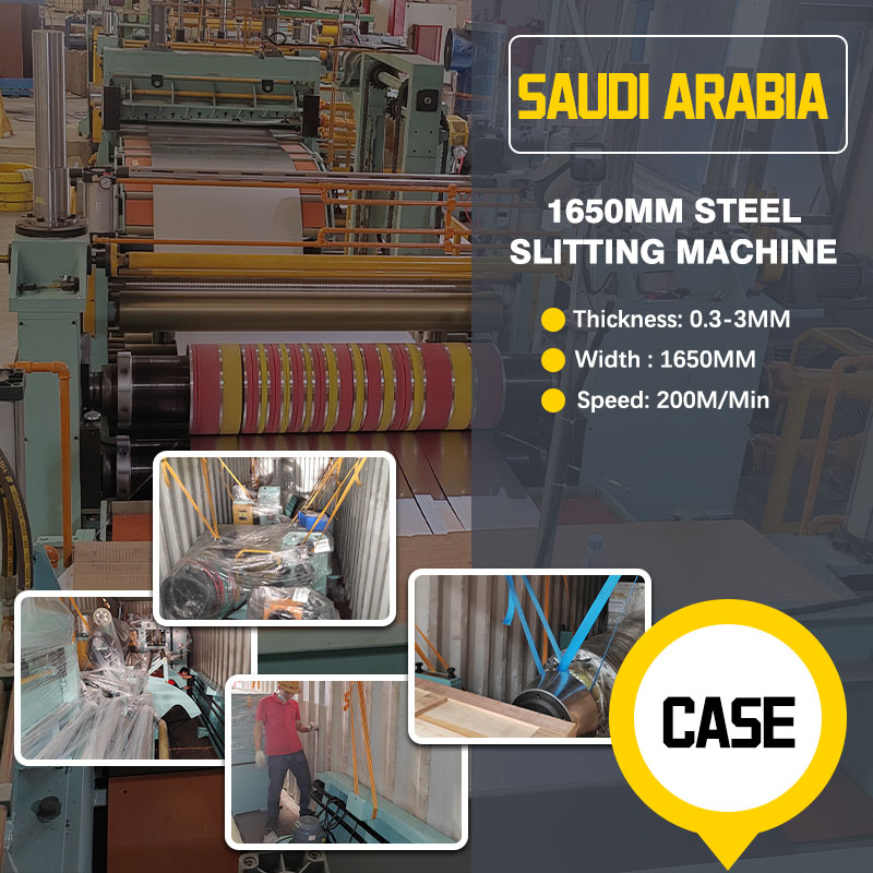 Саудовская Аравия 1650MM стальной продольно-резательный станок