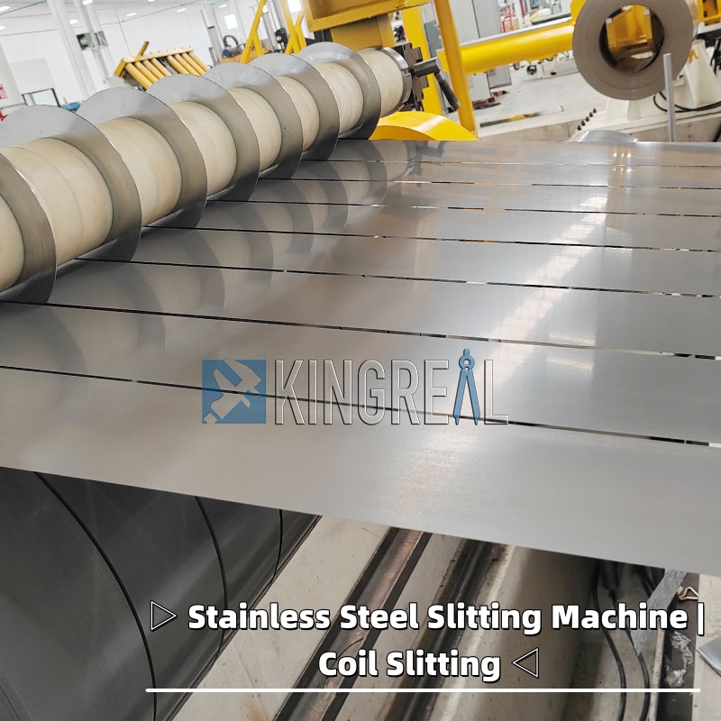 ▷ Machine à refendre l'acier inoxydable | Refendage de bobines ◁