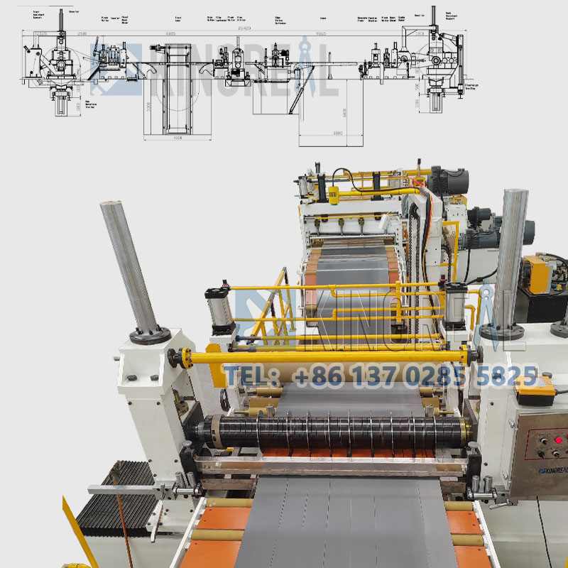 Линия для продольной резки стальных рулонов