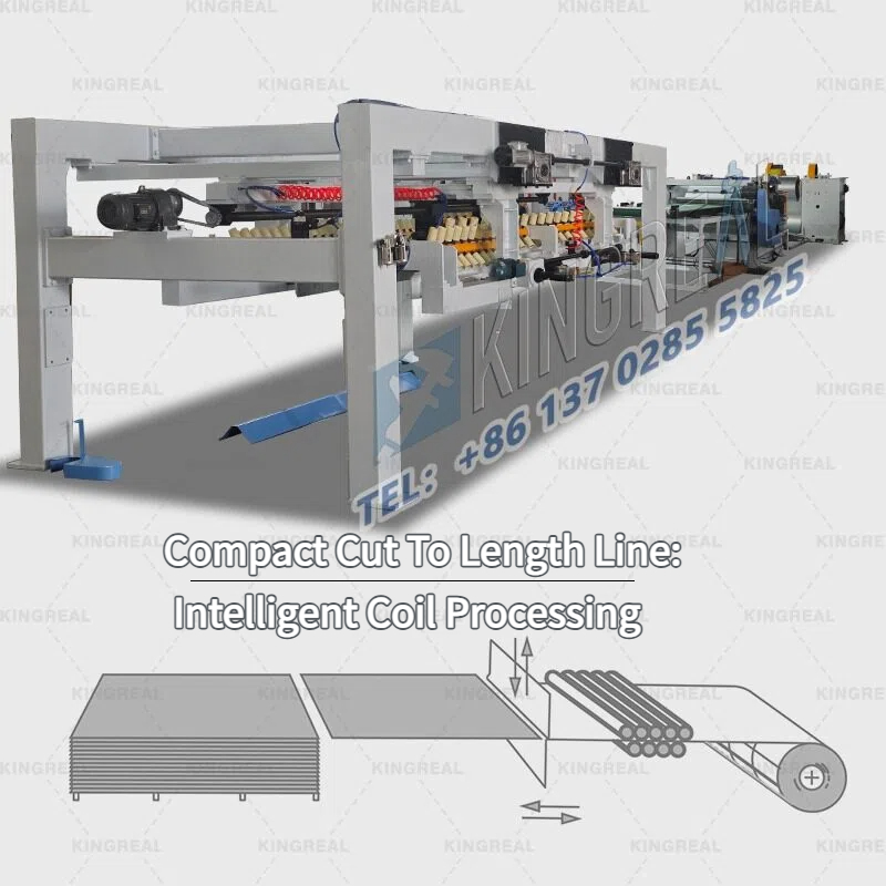 Kompaktowa linia do cięcia na wymiar: Inteligentne przetwarzanie cewek