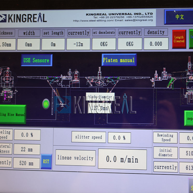 simple slitting line