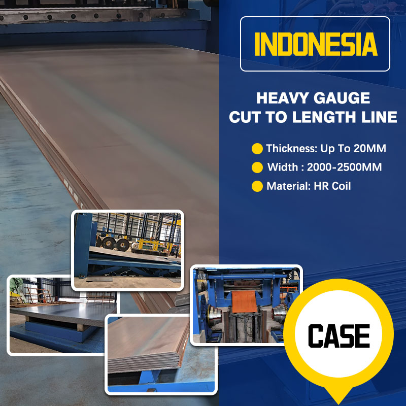 heavy gauge cut to length line