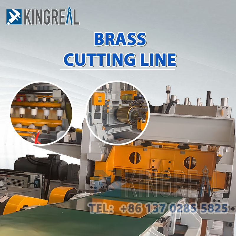 brass coil cutting line