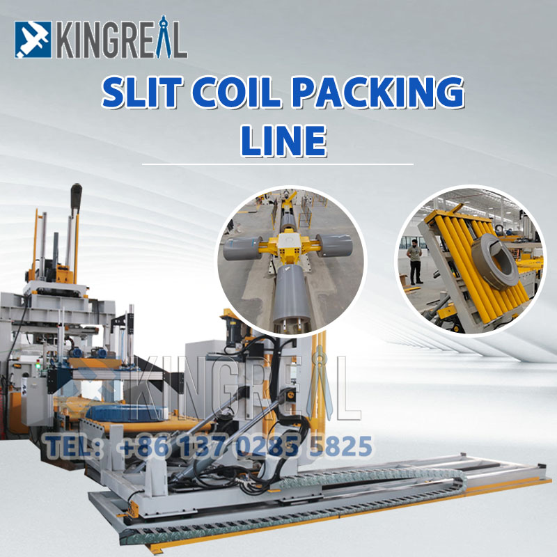 cold rolled steel coil packaging line
