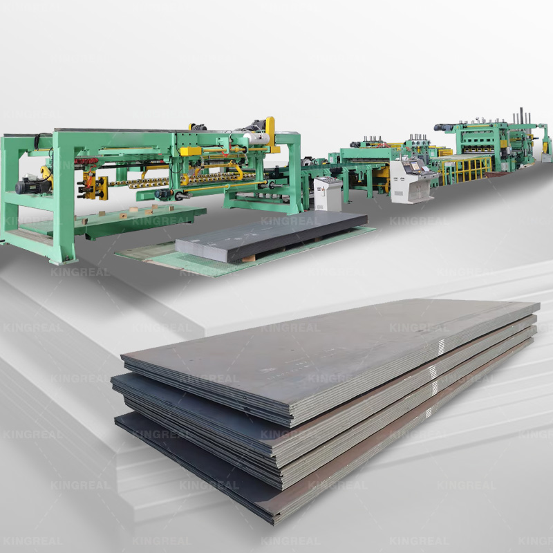 steel cut to length line