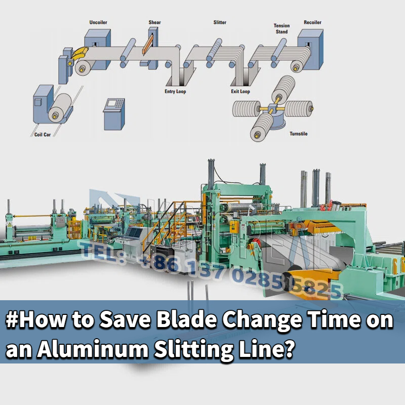 Comment réduire le temps de changement de lame sur une ligne de refendage d'aluminium ?