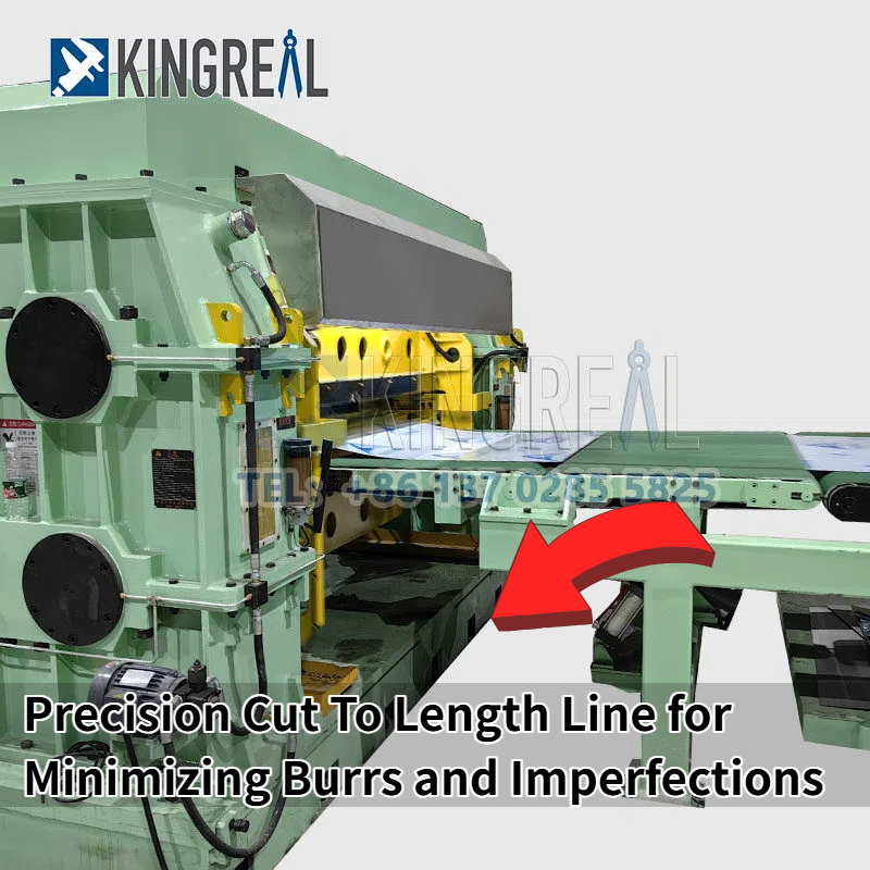 Precision Cut To Length Line for Minimizing Burrs and Imperfections