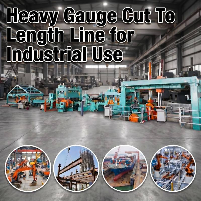 Heavy Gauge Cut To Length Line for Industrial Use