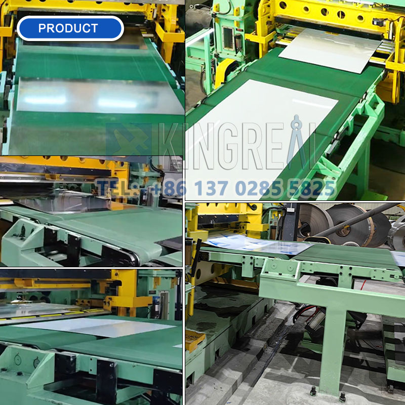 trapezoidal shear cut to length line
