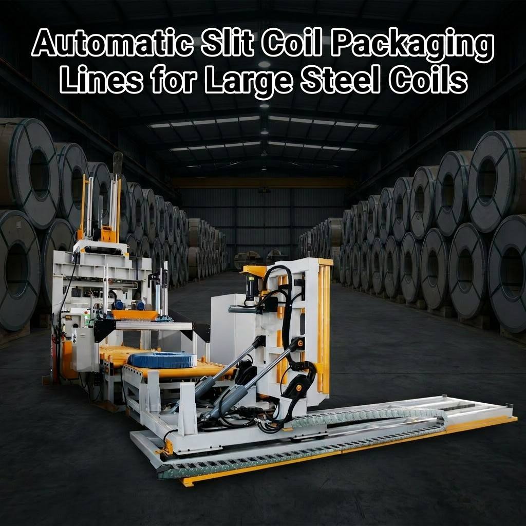 Automatic Slit Coil Packaging Lines for Large Steel Coils
