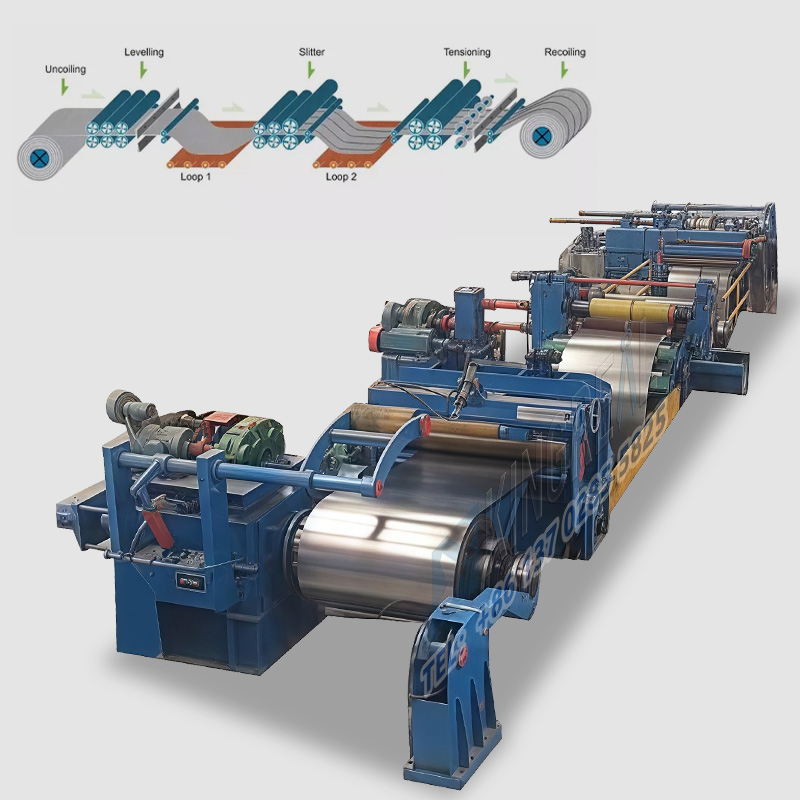 metal cut to length line