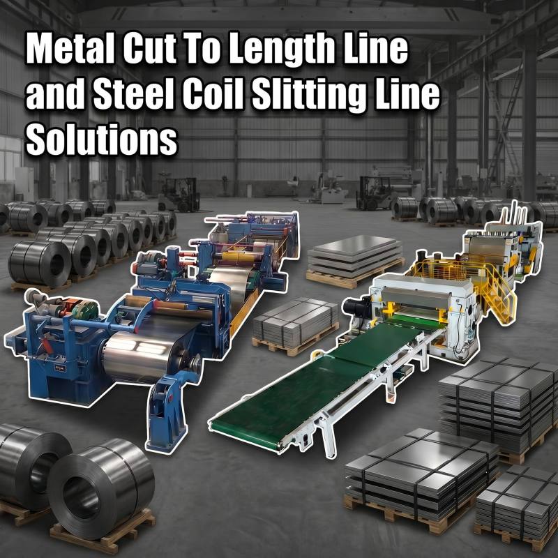 Soluções para linhas de corte de metal sob medida e linhas de corte longitudinal de bobinas de aço