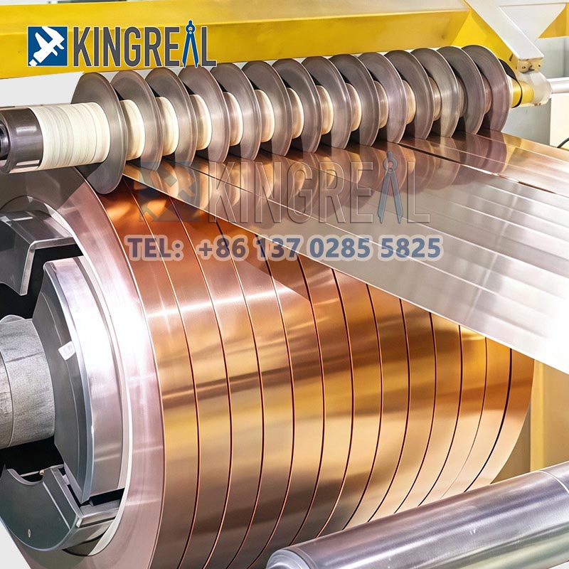 copper strip coil slitting line