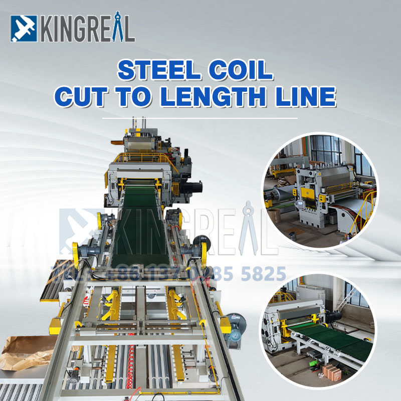 steel cut to length line