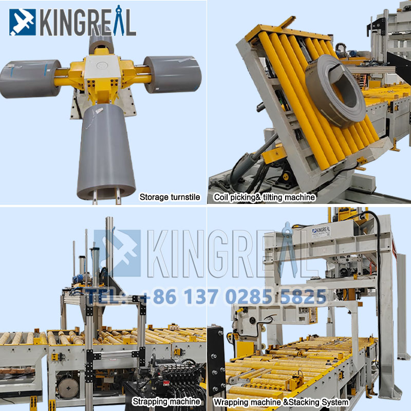 slitting coil package line