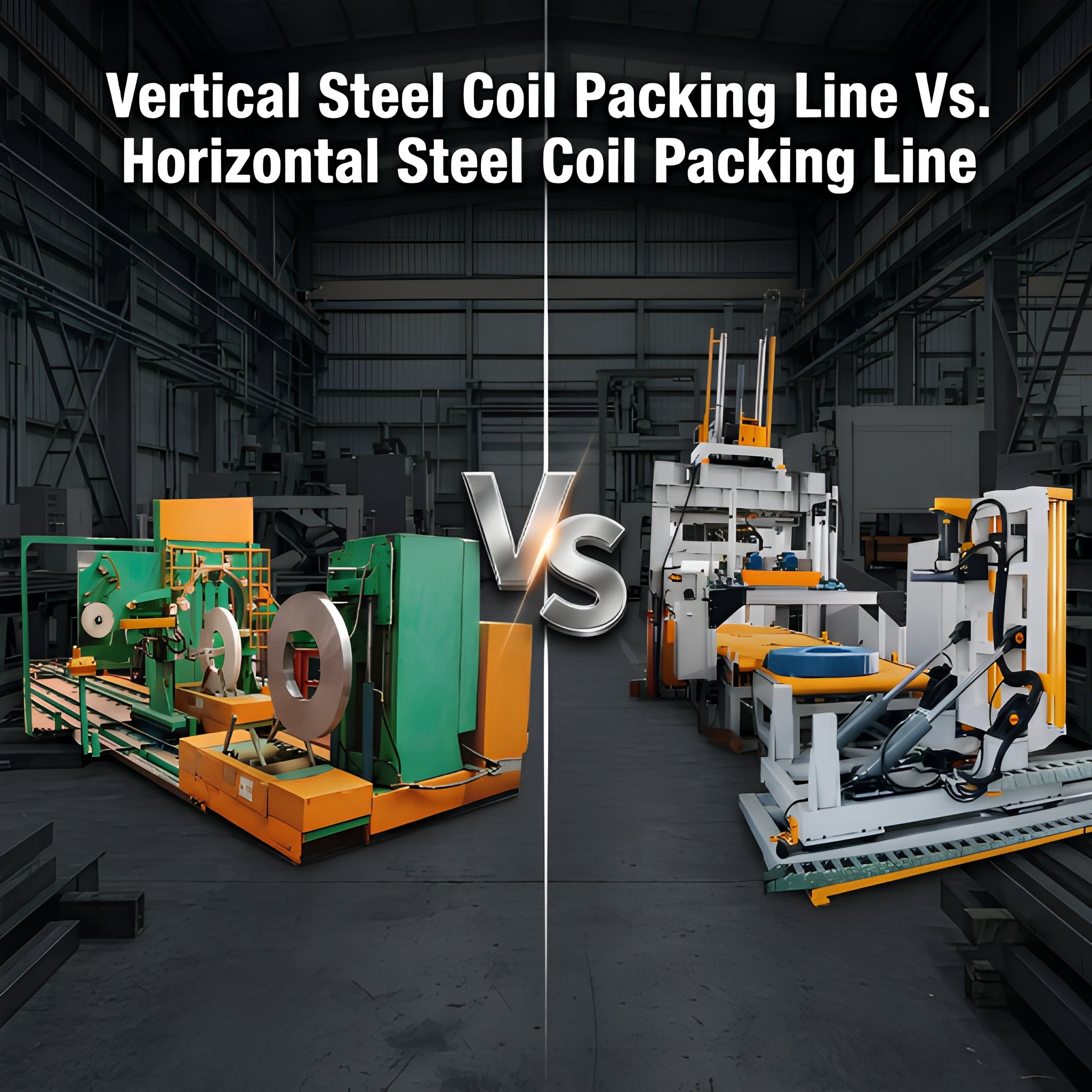 Vertical Steel Coil Packing Line Vs. Horizontal Steel Coil Packing Line
