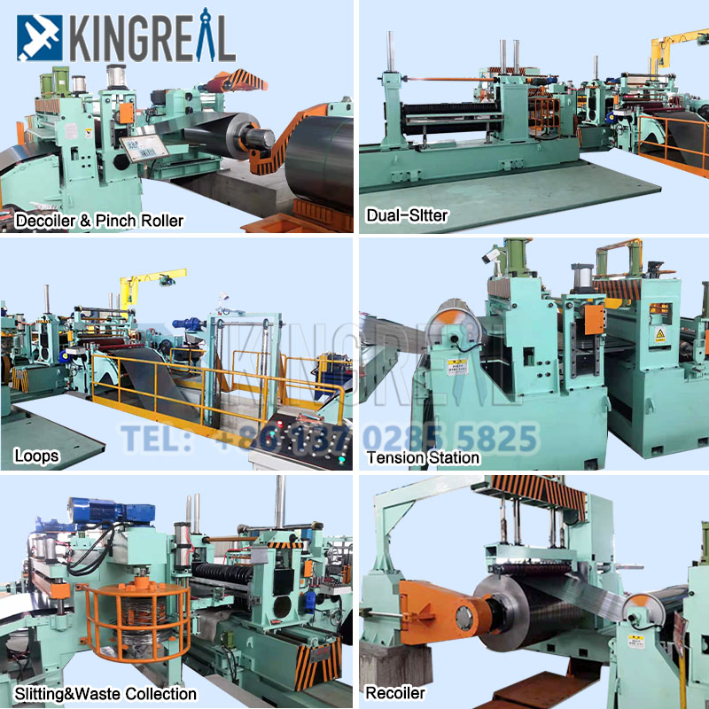 double slitter heads slitting line