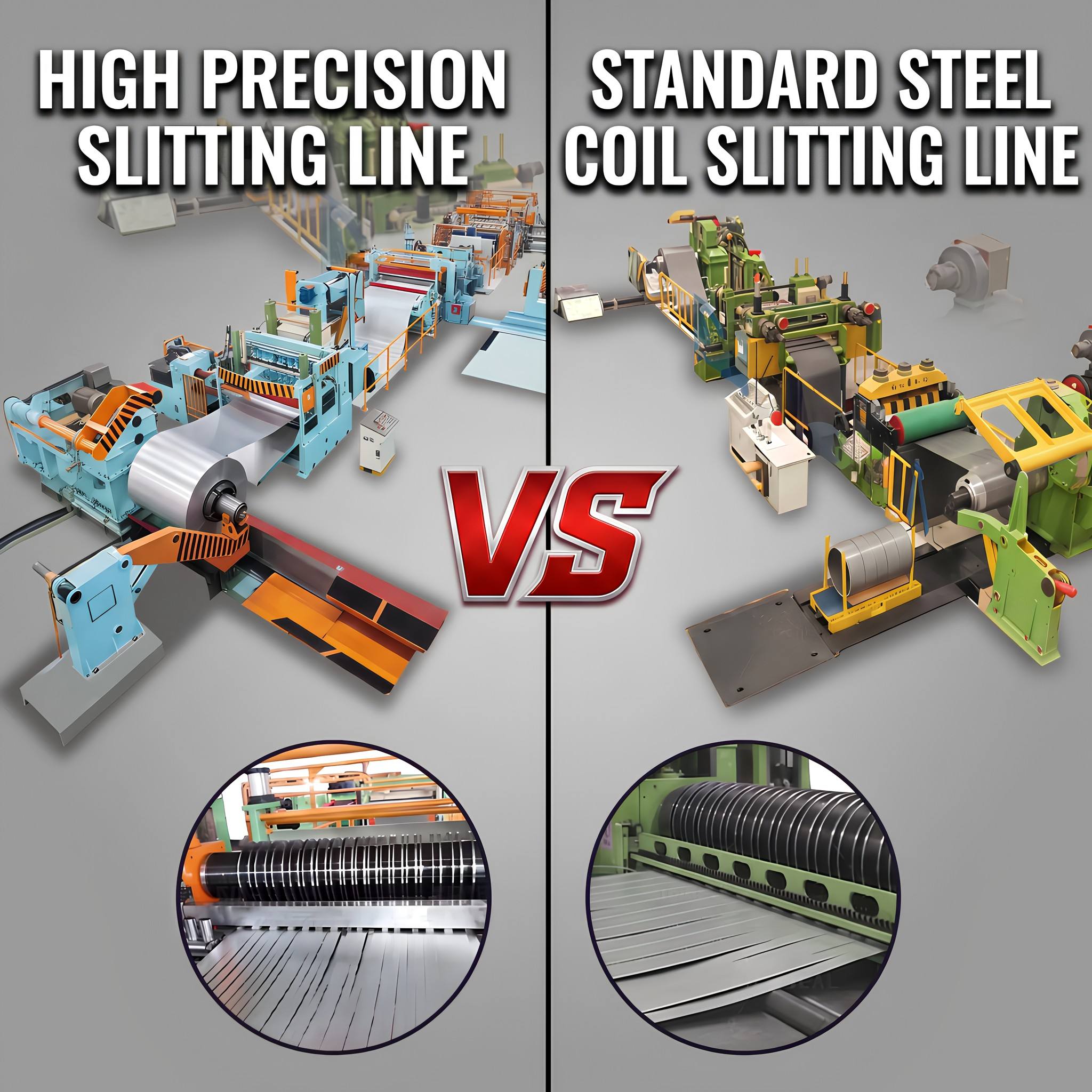 High Precision Slitting Line vs Standard Steel Coil Slitting Line