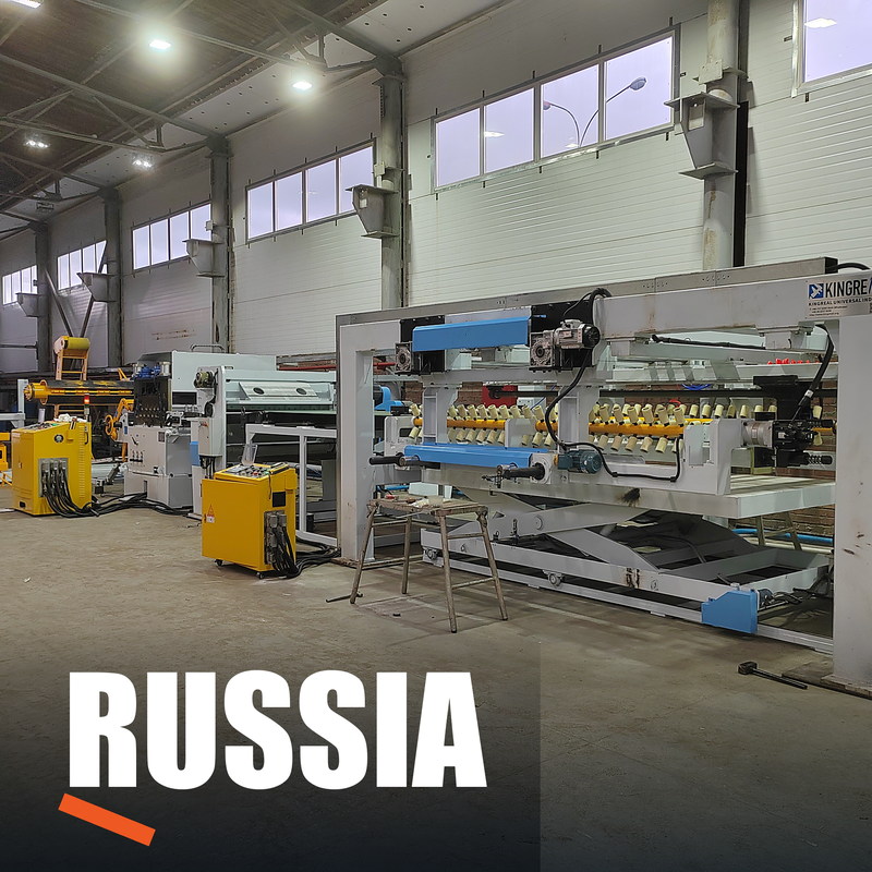 Projeto Rússia: Linha de Corte a Comprimento de Bitola Leve