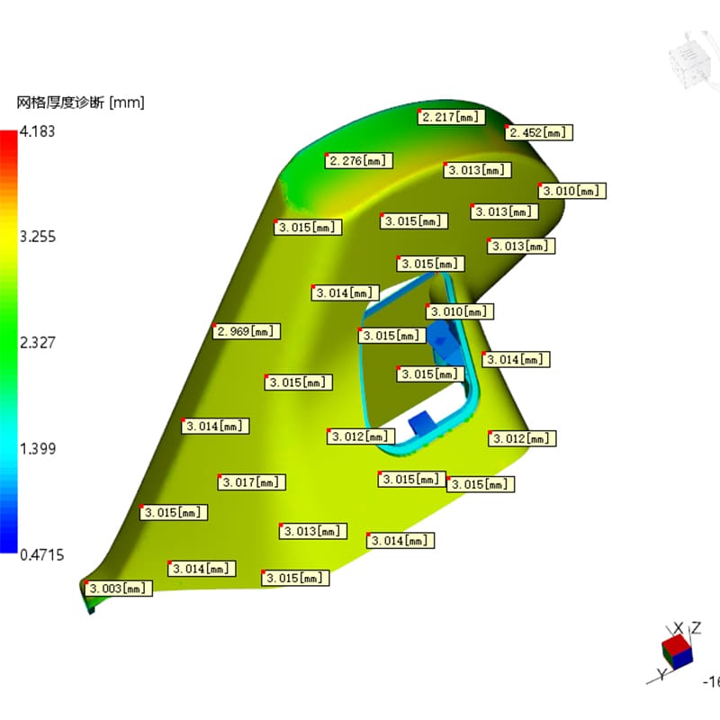 Molde de la carcasa del espejo retrovisor
