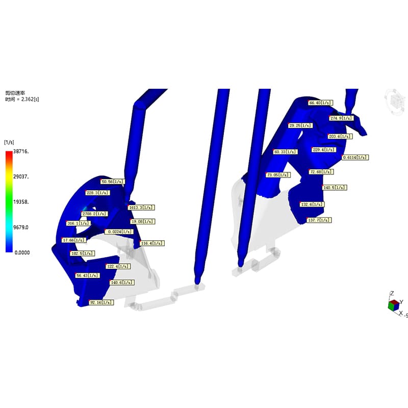 Molde de la carcasa del espejo retrovisor