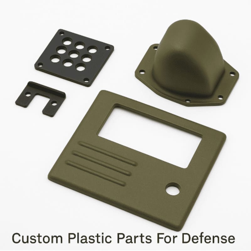Custom Plastic Parts For Defense Industry