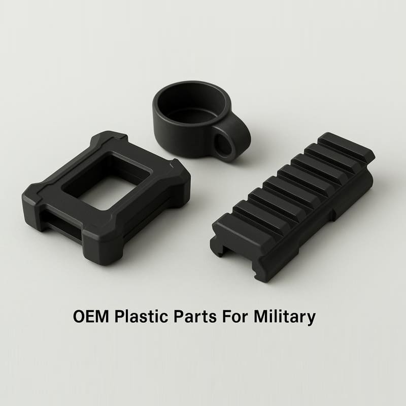 軍用アクセサリー向けOEMプラスチック部品