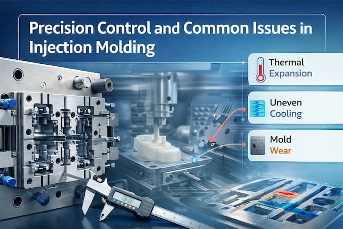 Přesné řízení a běžné problémy při vstřikování plastů