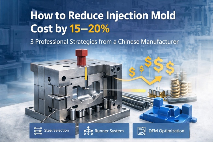 Kako zmanjšati stroške brizgalnih kalupov za 15–20 %: 3 profesionalne strategije kitajskega proizvajalca