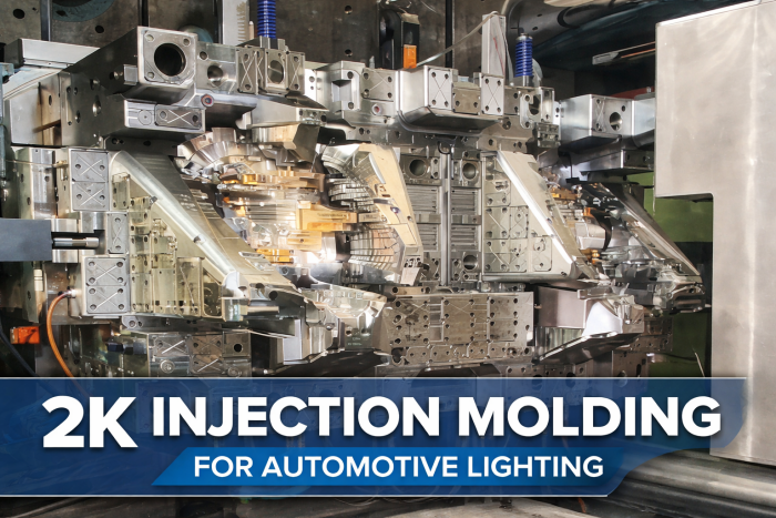 2K brizganje za avtomobilsko razsvetljavo | Vodnik za načrtovanje večplastnih kalupov