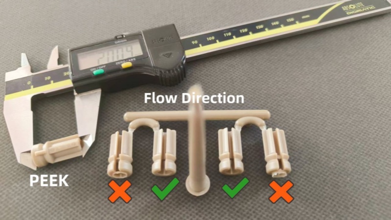 PEEK injection molded parts