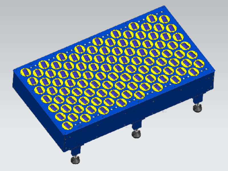 Module centering machine