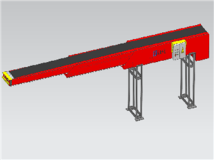 Logistics cargo loading telescopic machine