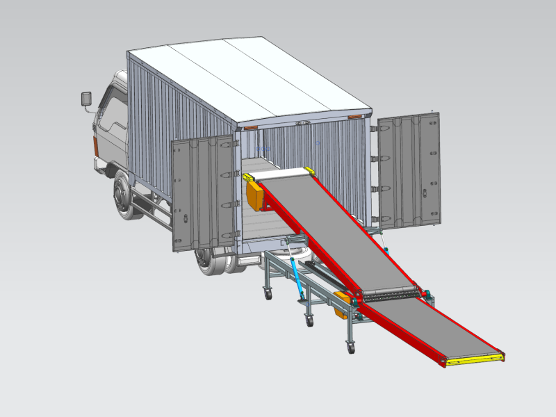 Logistics mobile loading truck