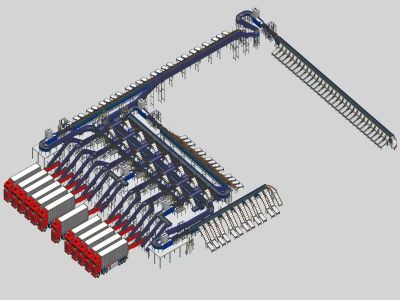 Logistics matrix high-speed linear sorting equipment