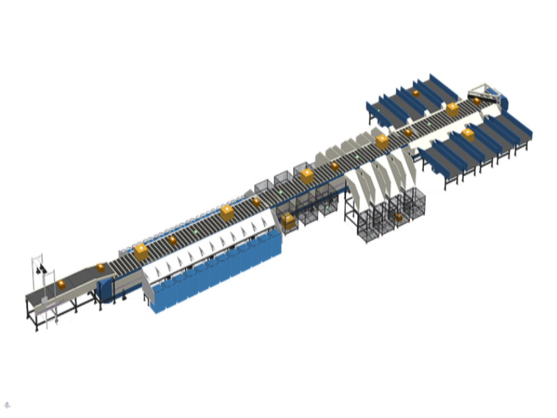 Logistikmatrix Hochgeschwindigkeits-Linearsortieranlage