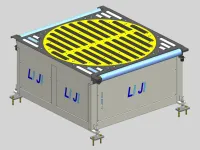 Machine de tri rotative logistique