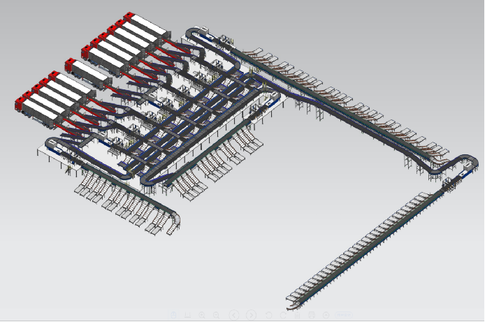 Logistics express automated sorting integration project