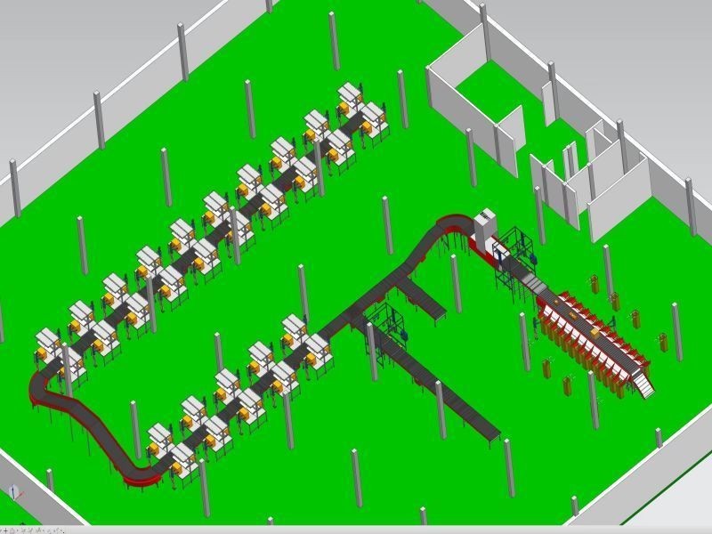 High speed linear sorting machine