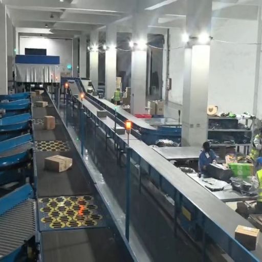 E-commerce balance wheel sorting system application