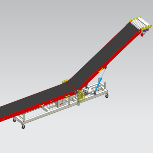 Loading and unloading elevator