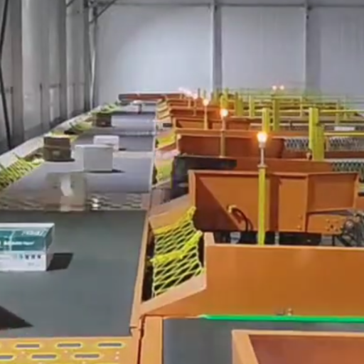 Large parcel balance wheel sorting system application