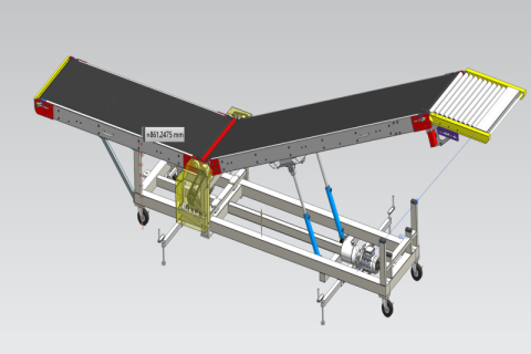 Loading and unloading remote control integrated lift