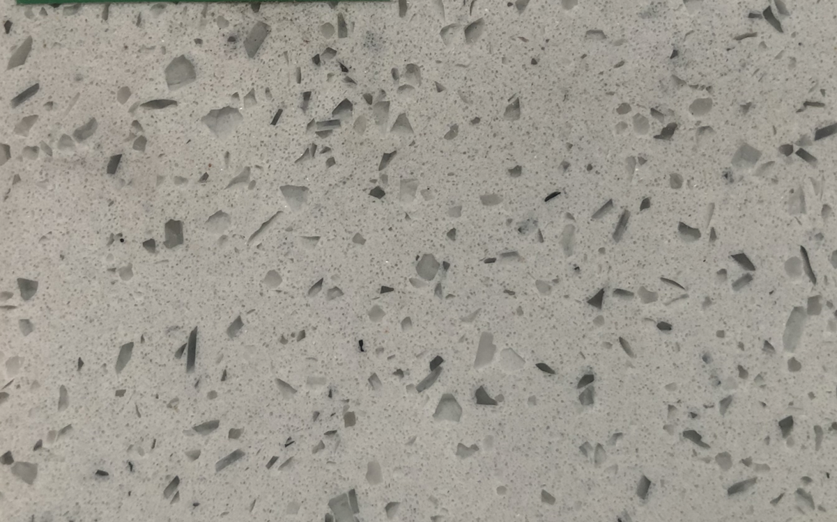 silver star white quartz stone