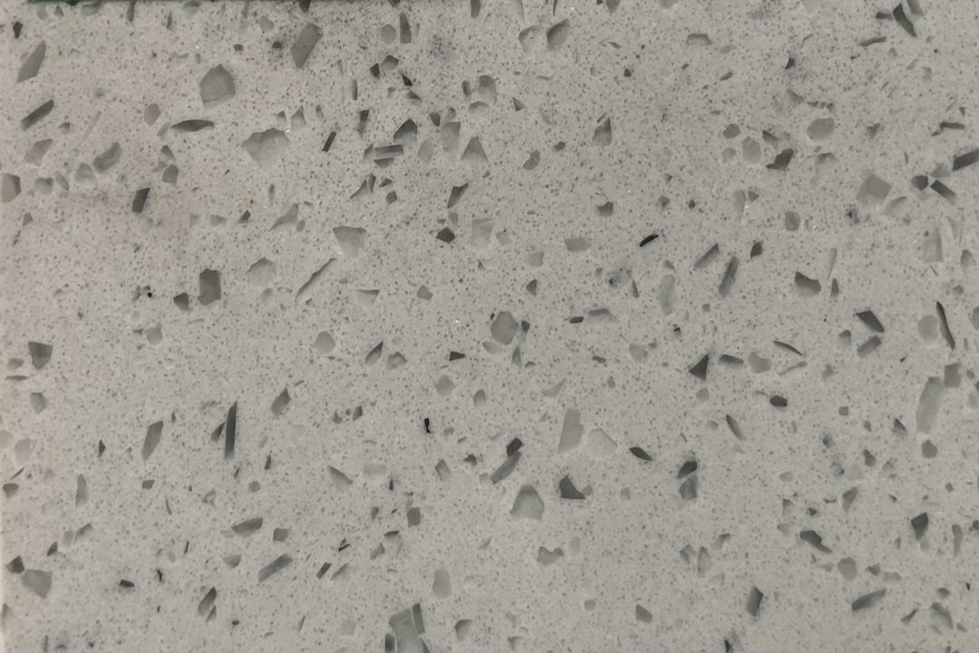 silver star white quartz stone