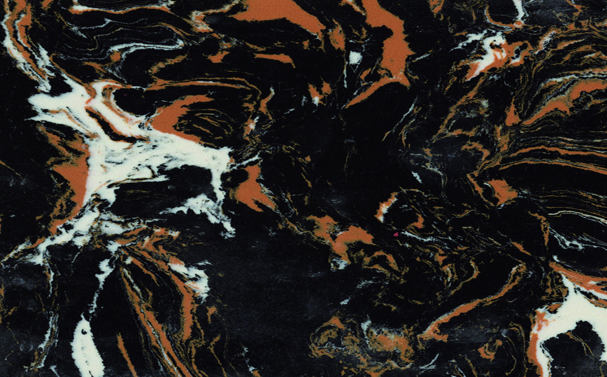 black gold leaf artificial sotne